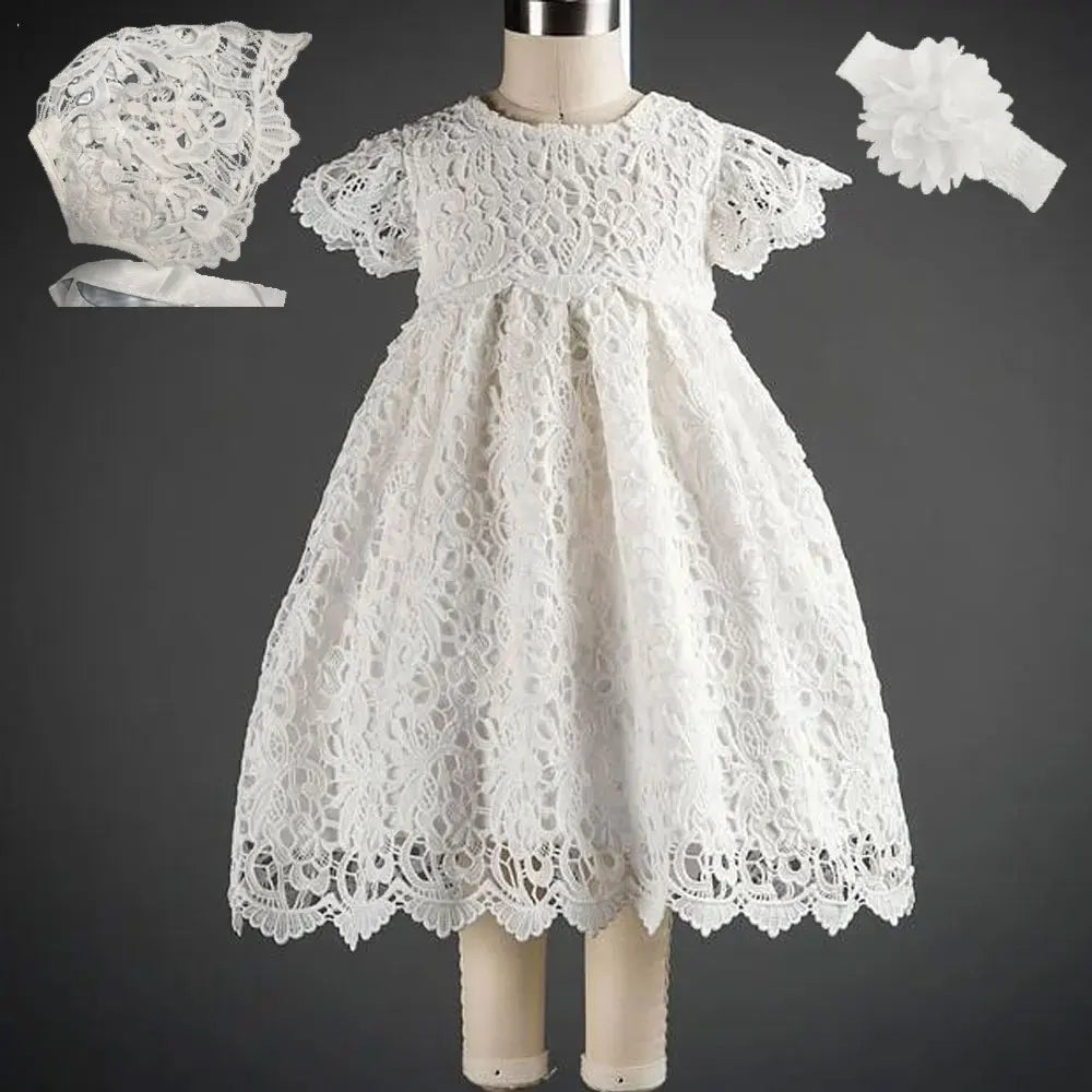 Lace Christening Gown - Kindle Kids ABC - view 17