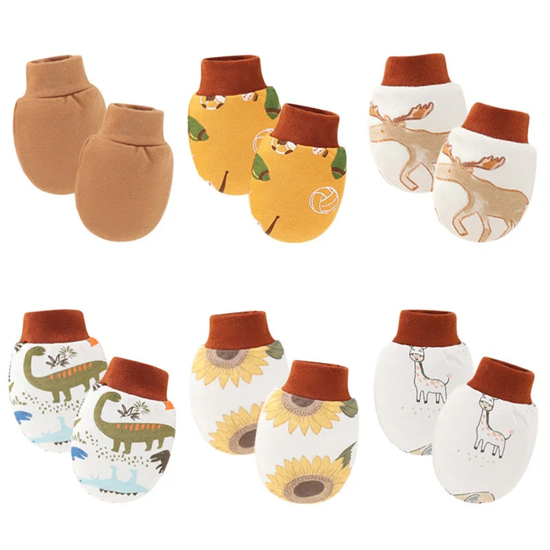 Cotton Newborn Anti-Scratch Mittens - Kindle Kids ABC - view 6
