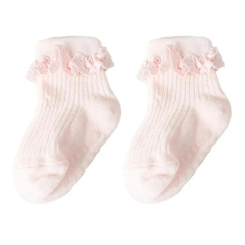 Cotton Lace Toddler Girl Socks - Kindle Kids ABC - view 11
