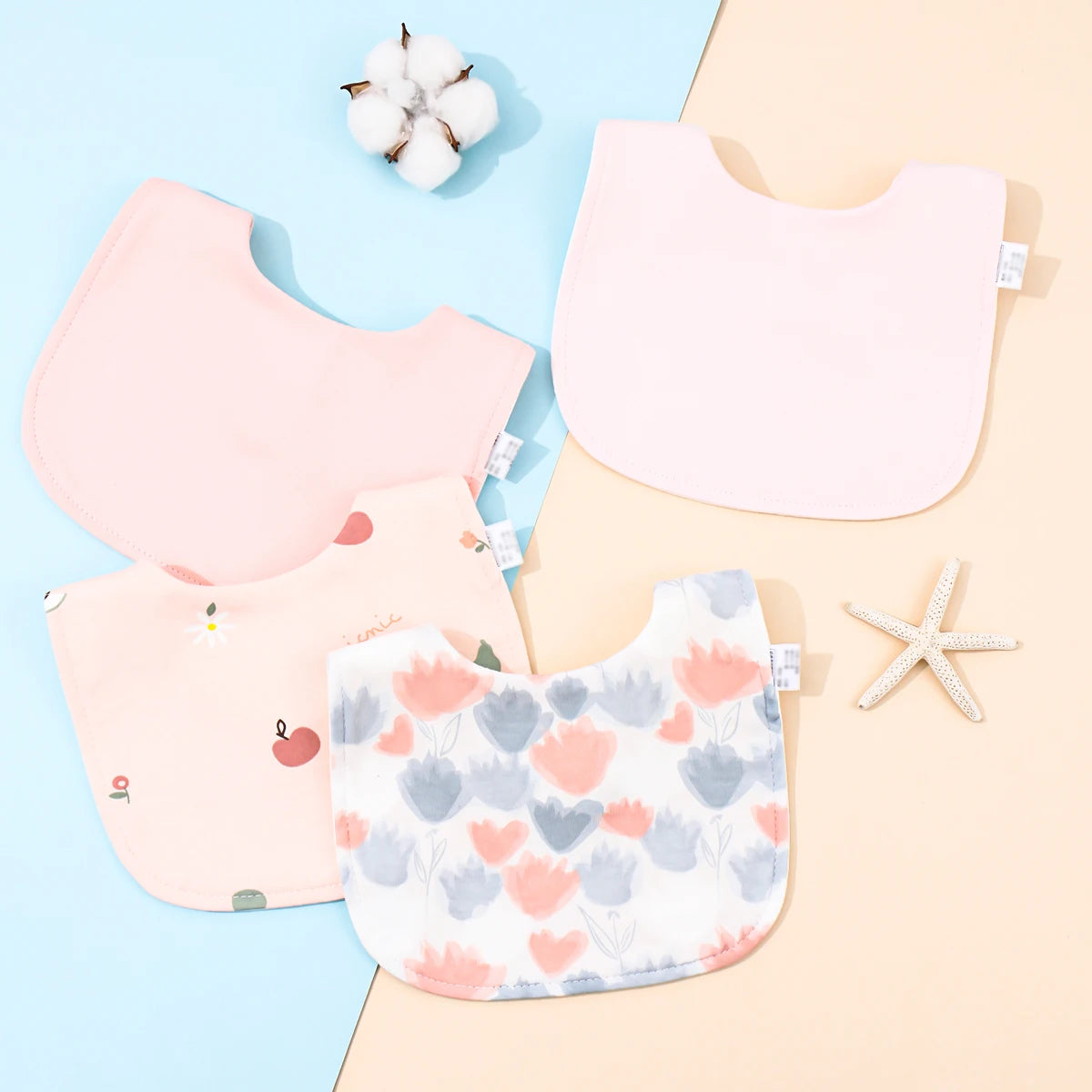 Cotton Adjustable Baby Bib - Kindle Kids ABC - view 8