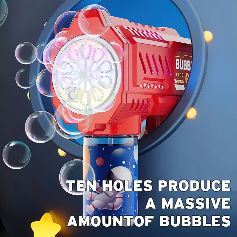 Rocket Bubble Gun – Automatic Bubble Blower Machine for Kids | Outdoor Play - photo 5