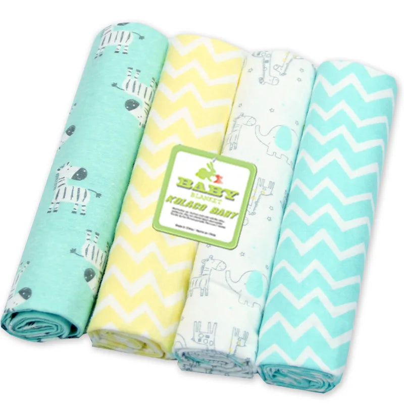 Cotton Muslin & Flannel Baby Swaddle - Kindle Kids ABC - view 8