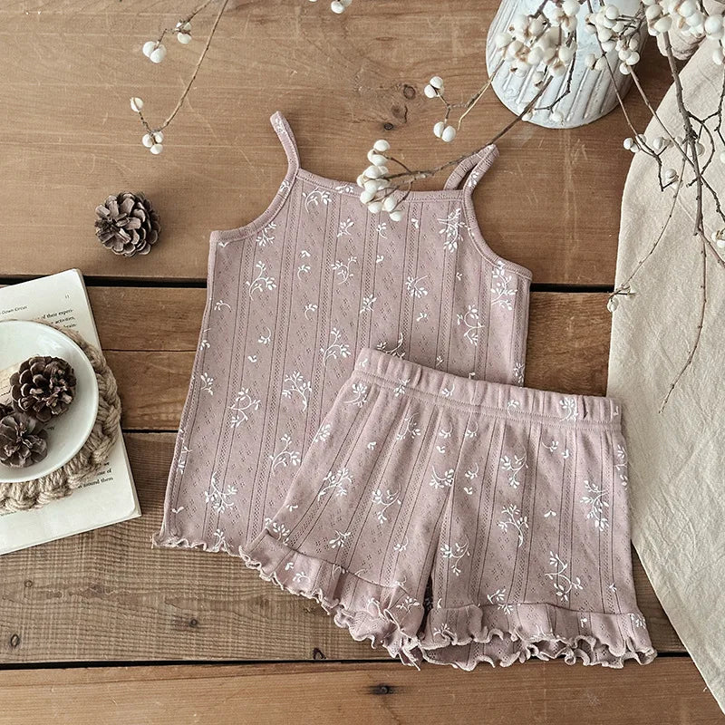 Baby Girls Cotton Floral Outfit Set 12M-4Y - photo 6