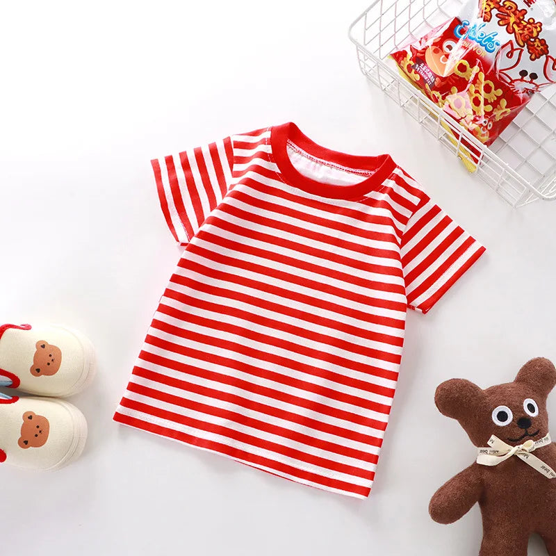 100% Cotton Striped Baby T-Shirt - Kindle Kids ABC - view 3