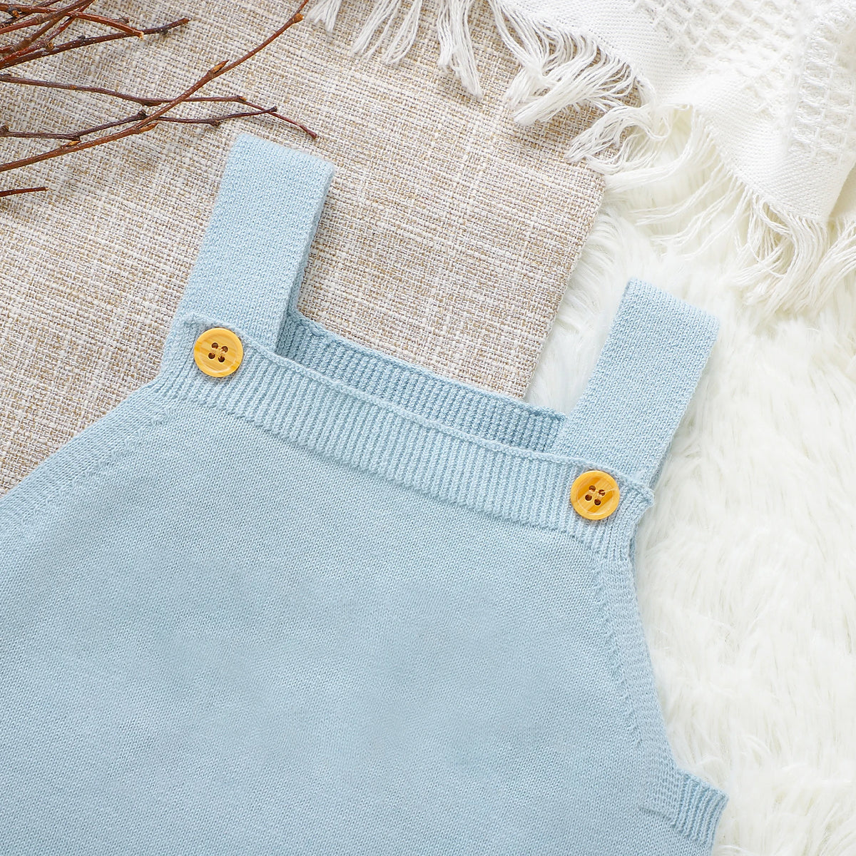 Knit Cotton Baby Bodysuit - Kindle Kids ABC - view 4