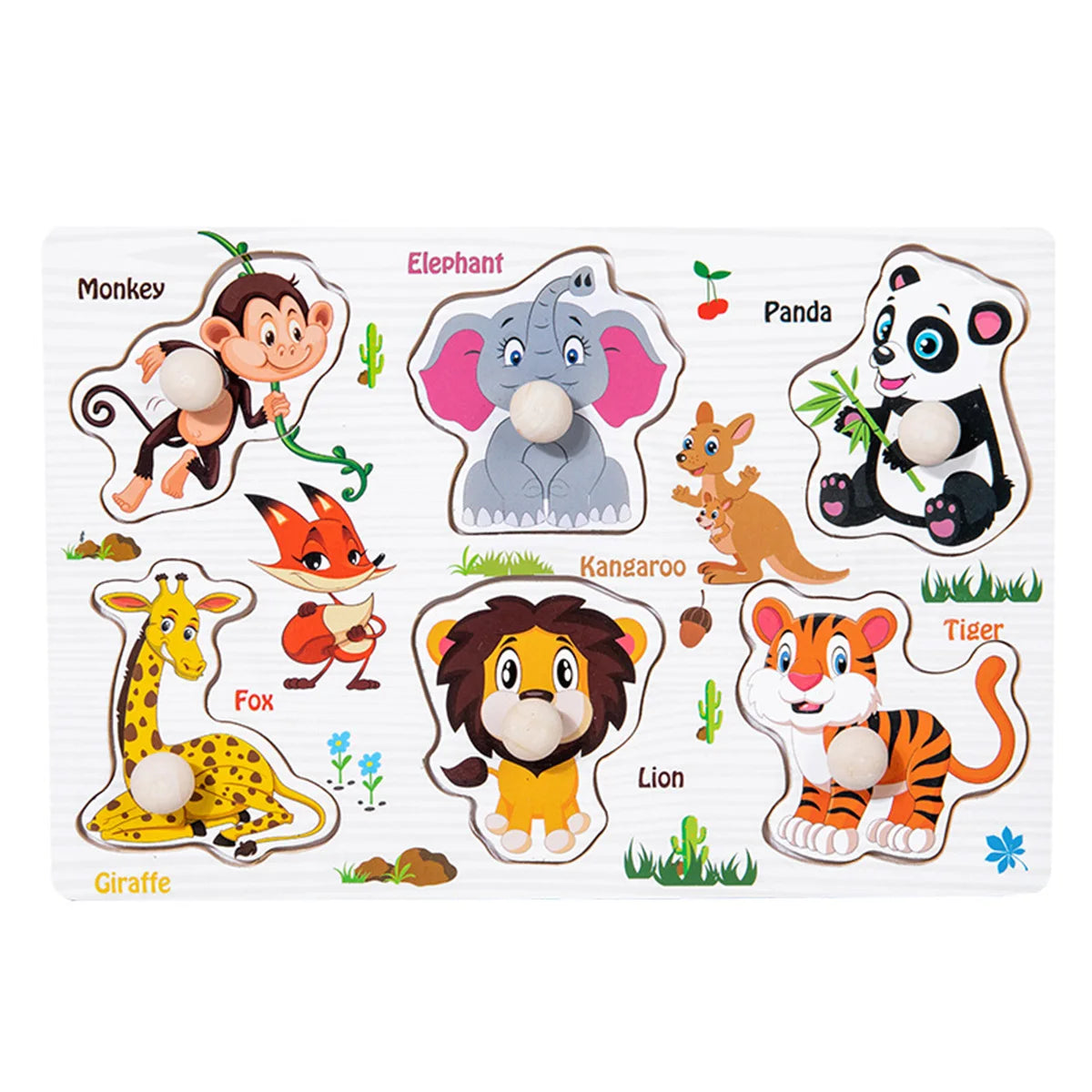 Montessori Wooden Jigsaw Puzzle — Animal & Shape Learning Board | Ages 1–4 - photo 16