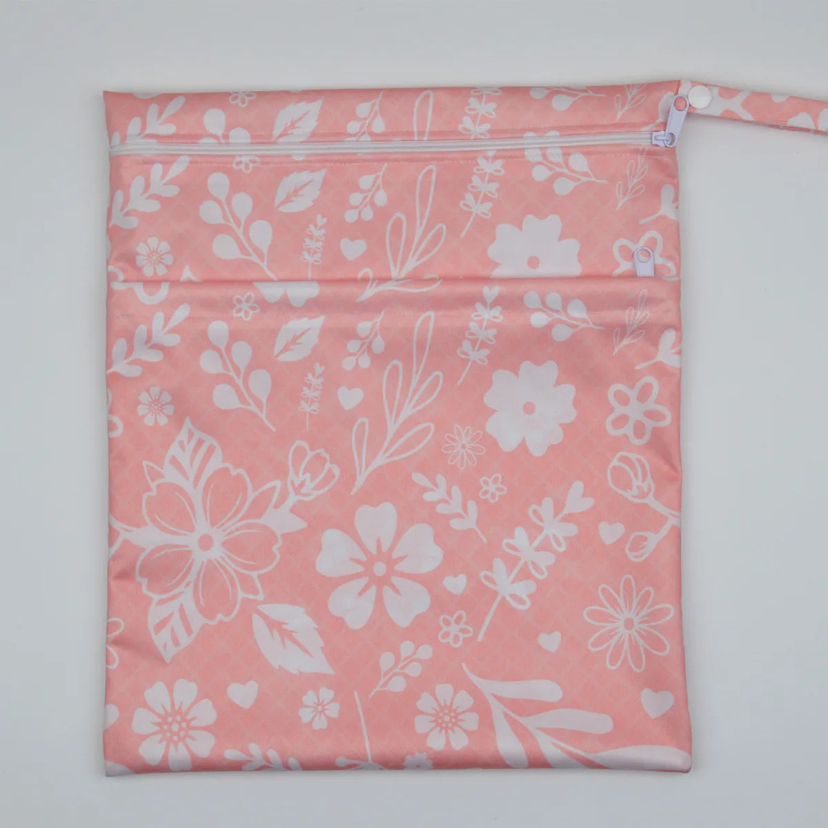 Wet/Dry Diaper Bag - Two-Zip Waterproof Reusable Pouch - photo 14