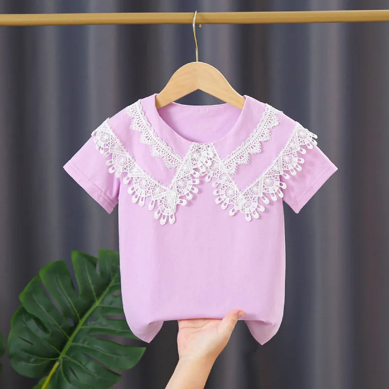 Girls Premium White Cotton Blouse - photo 8