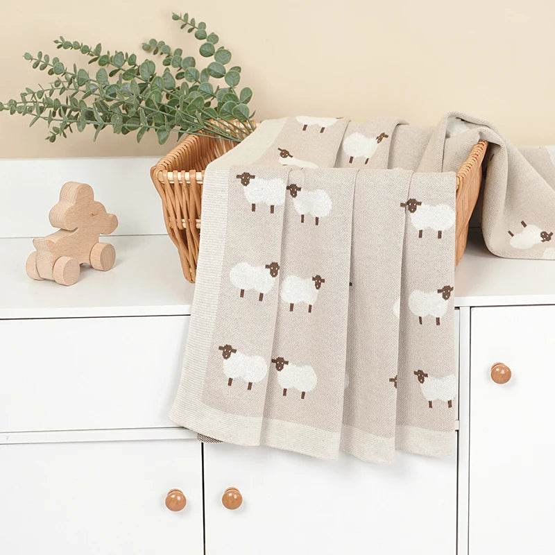 Knit Cotton Baby Blanket - Kindle Kids ABC - view 6