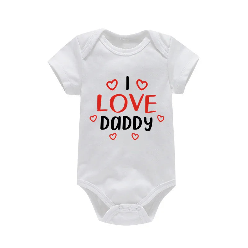 Baby 100% cotton romper letter print