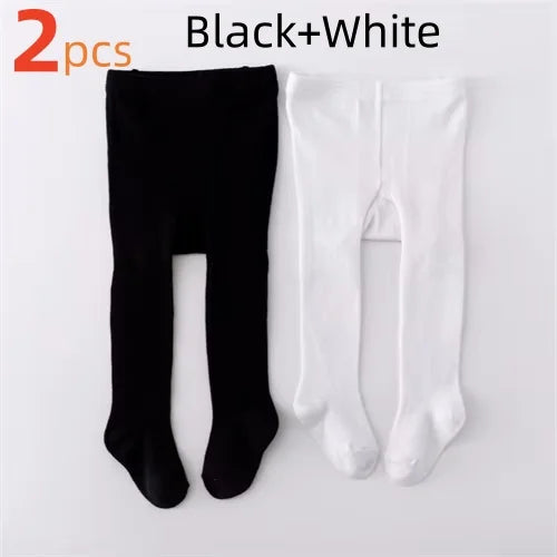 Knitted Cotton Infant Baby Tights - Kindle Kids ABC - view 11