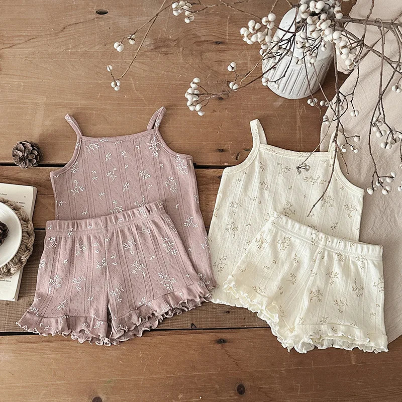 Baby Girls Cotton Floral Outfit Set 12M-4Y - photo 5
