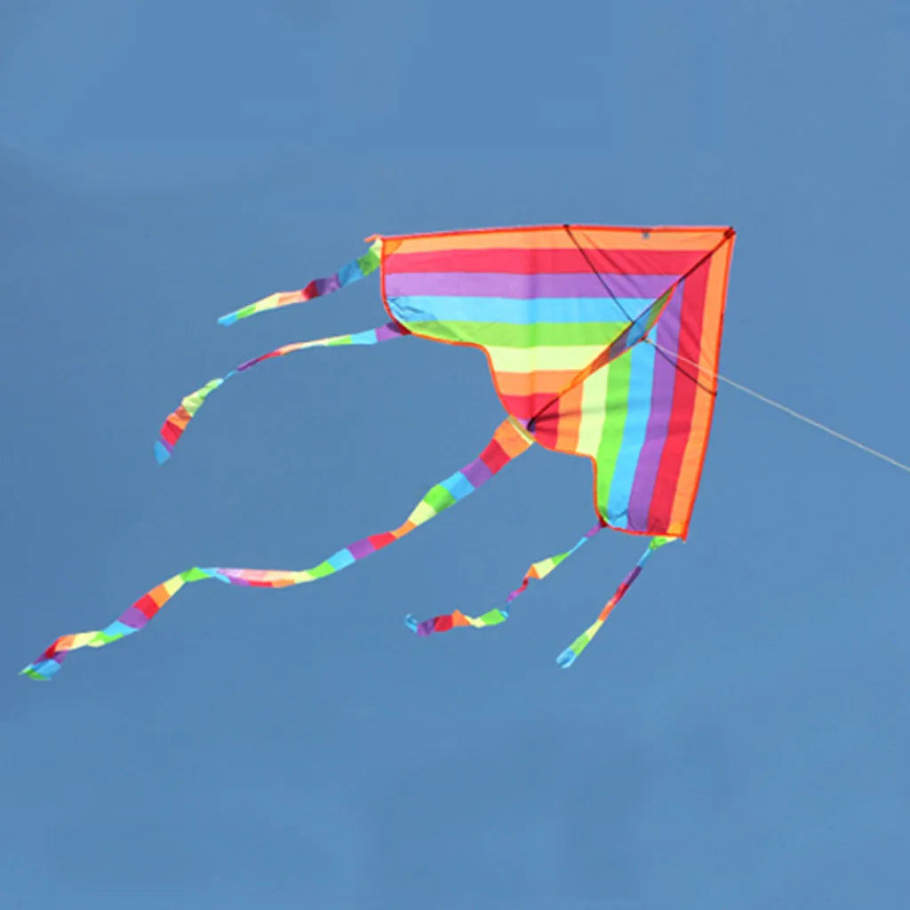 Easy-Fly Rainbow Kite — Outdoor Beach Sport Toy for Kids