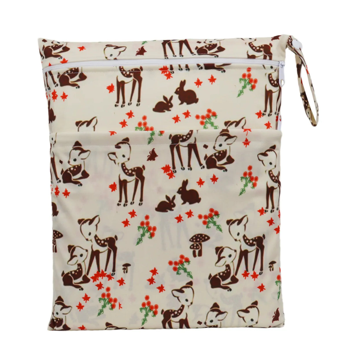 Wet/Dry Diaper Bag - Two-Zip Waterproof Reusable Pouch - photo 16