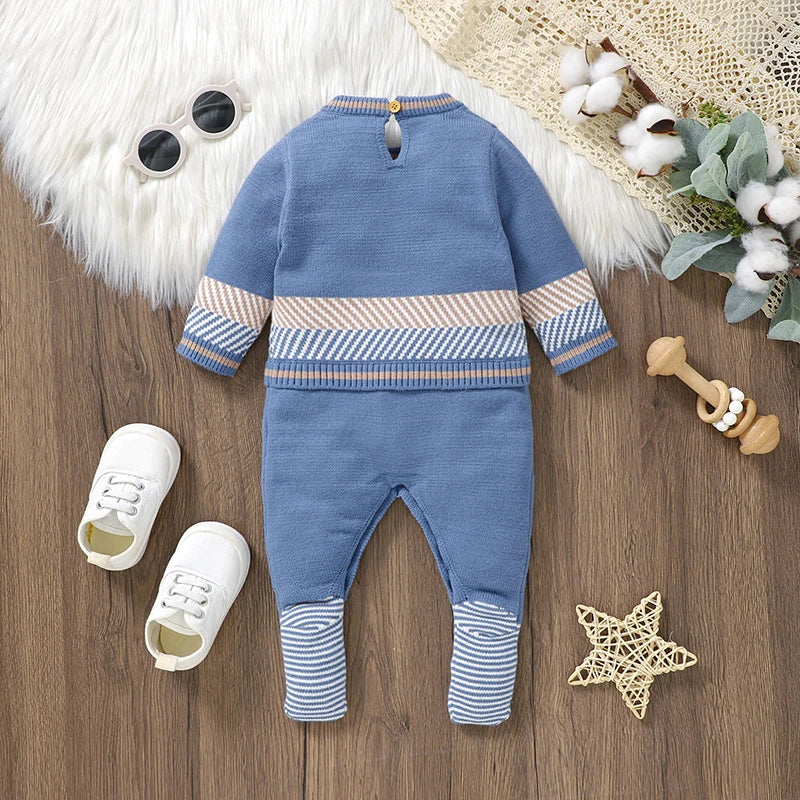Knit Cotton Baby Romper - Kindle Kids ABC - view 2
