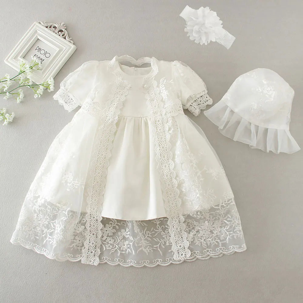 Lace Christening Gown - Kindle Kids ABC - view 18