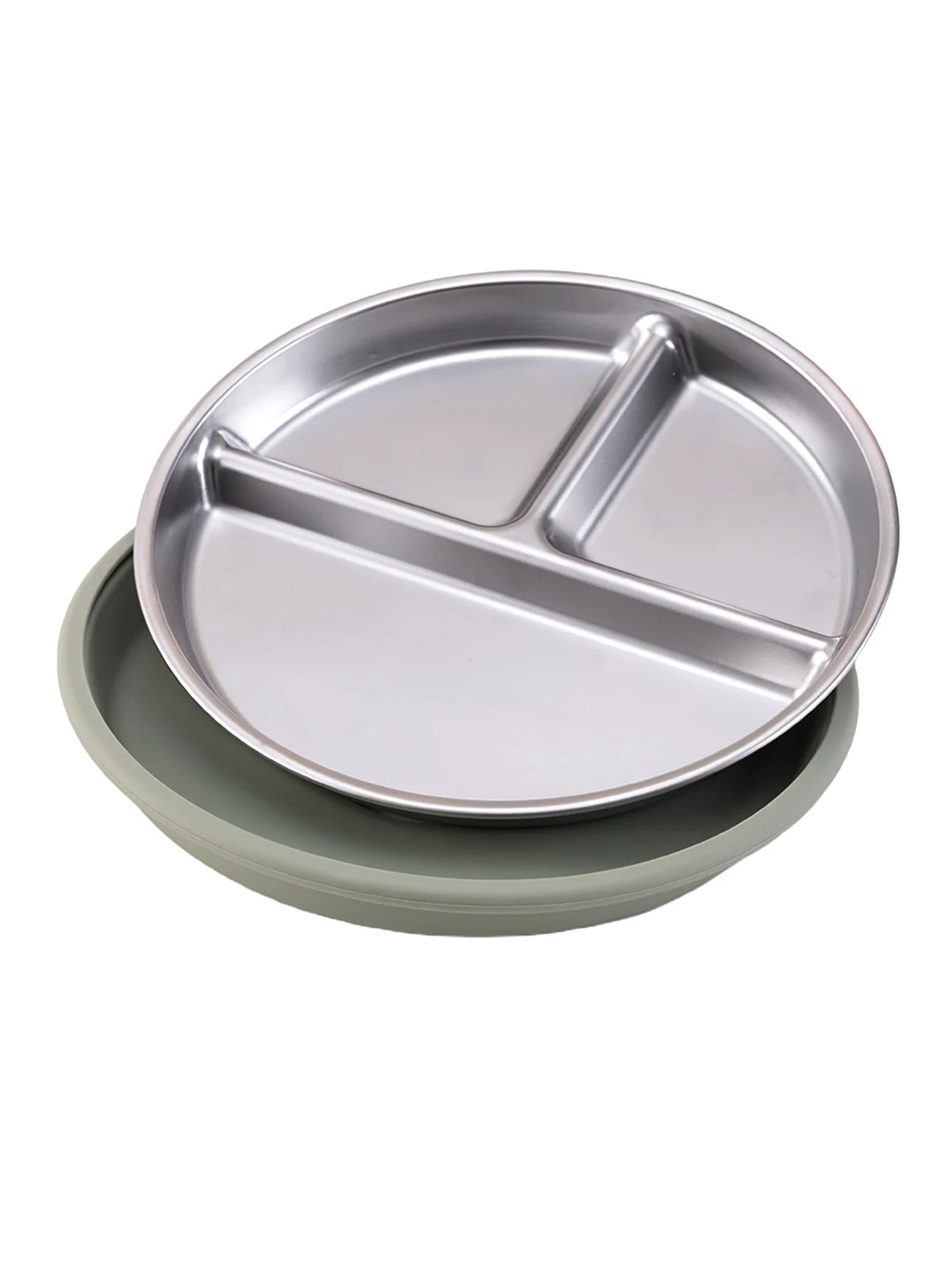Stainless Steel Suction Plate — Detachable Baby Feeding Dish - photo 16