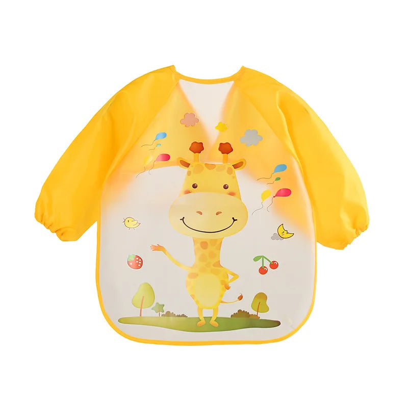Long Sleeve Waterproof Baby Bib – EVA Feeding Smock | 0–3Y - photo 24