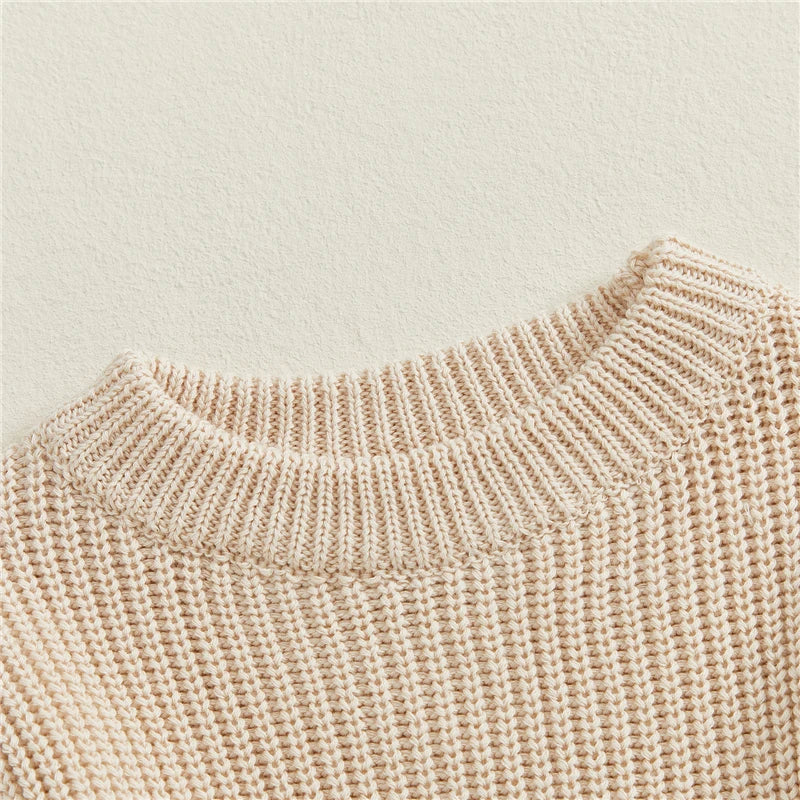 Ribbed Knit Cotton Baby Romper - Kindle Kids ABC - view 4