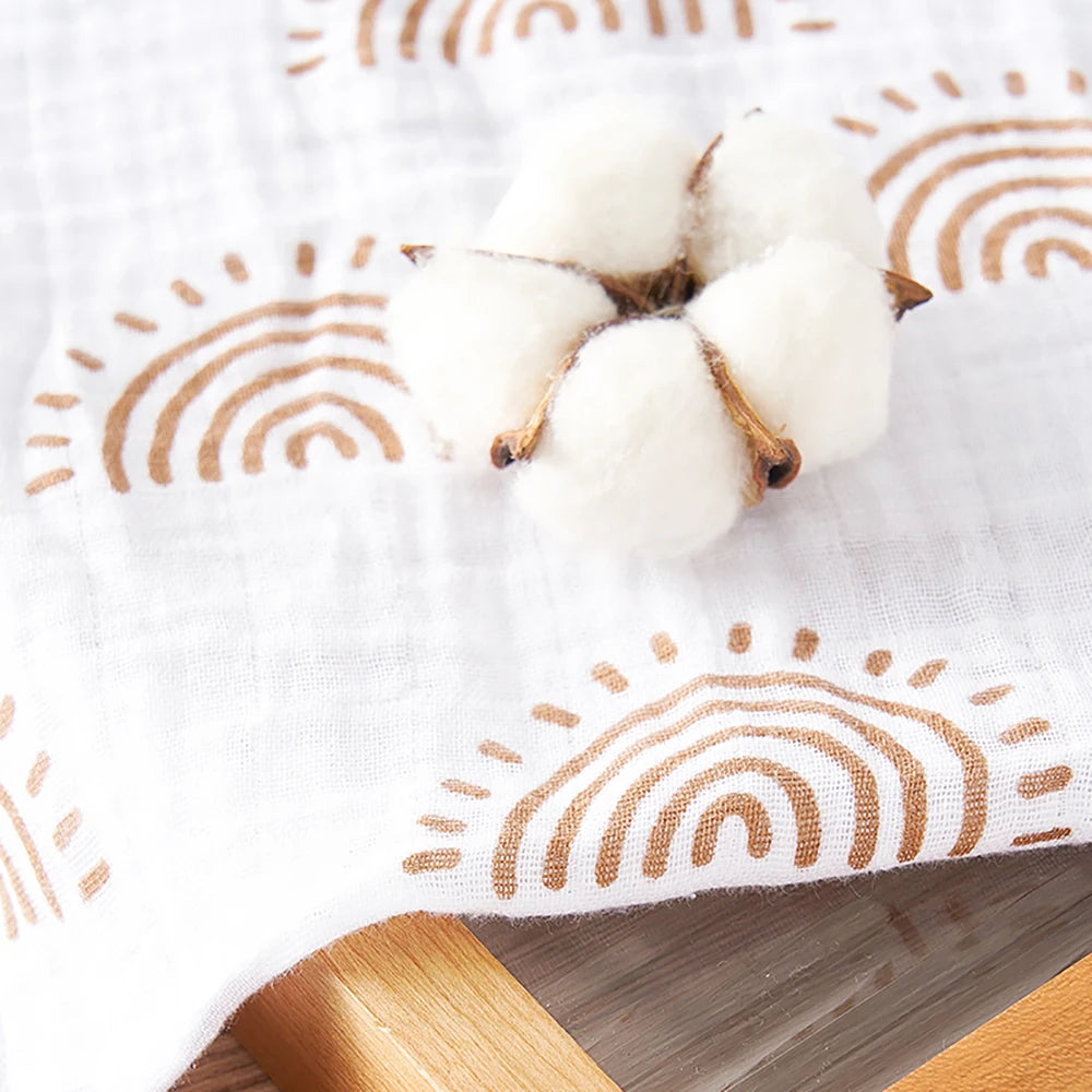 Cotton Muslin Baby Swaddle Blanket - Kindle Kids ABC - view 4