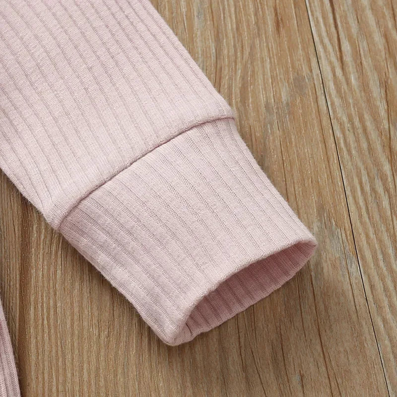Ribbed Cotton Baby Romper - Kindle Kids ABC - view 4