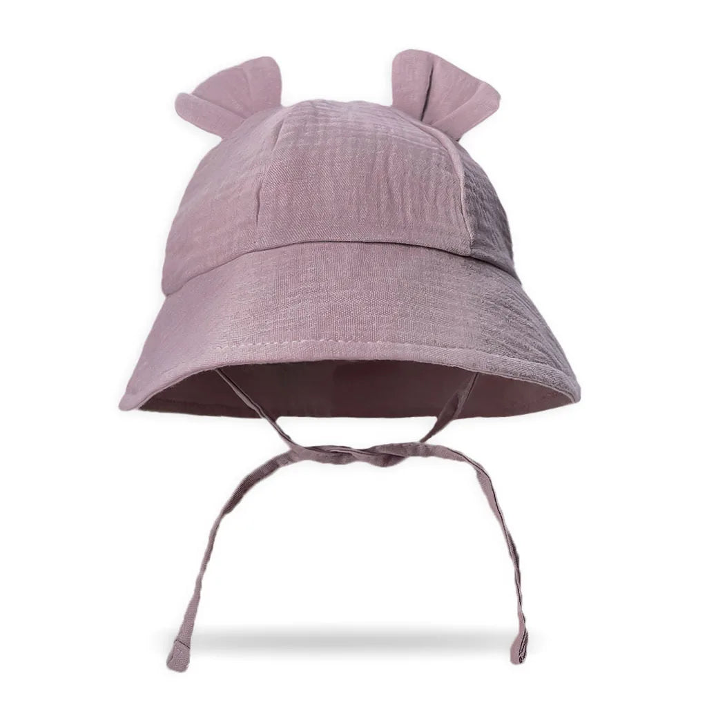 Baby Bucket Sun Hat - Rabbit-Ear Cotton Fisherman Hat - photo 8