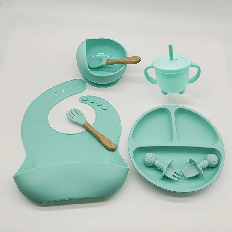 silicone-baby-dish-set-toddler-weaning-kindlekidsabc