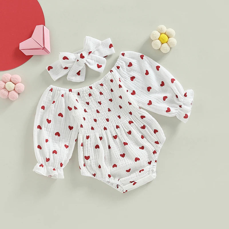 Floral Print Cotton Romper Set - Kindle Kids ABC - view 2