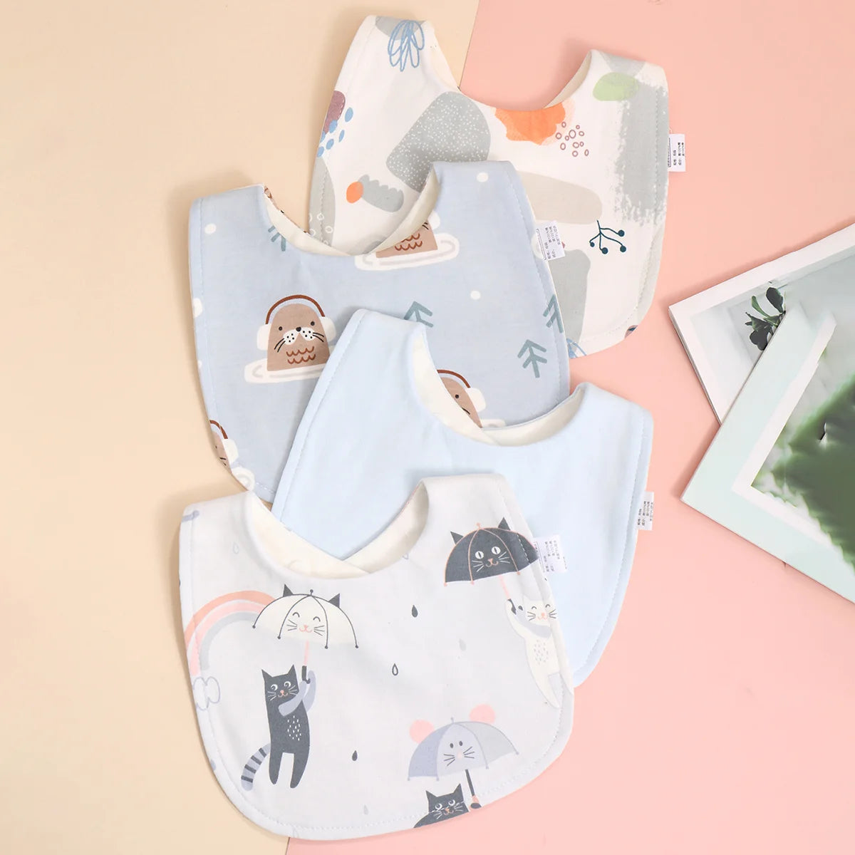 Cotton Adjustable Baby Bib - Kindle Kids ABC - view 18