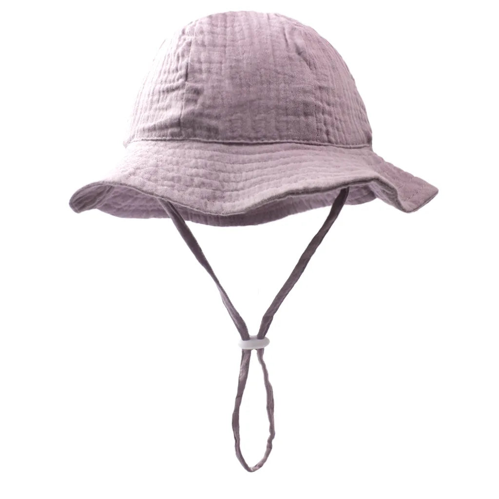 Baby Cotton Bucket Sun Hat - Breathable Fisherman Hat - photo 9