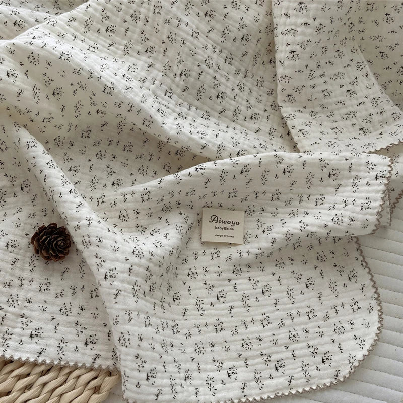 Floral Cotton Muslin Baby Swaddle Blanket - Kindle Kids ABC - view 22