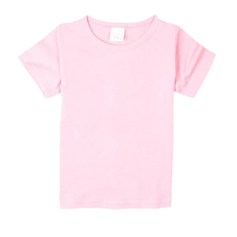 Kids cotton short-sleeve t-shirt, solid basic tee - Kindle Kids ABC - view 9