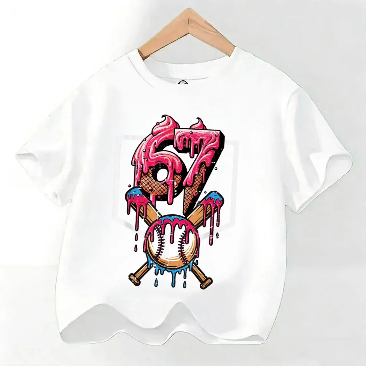 Kids Cotton 6-7 Graphic Print T-Shirt - photo 2