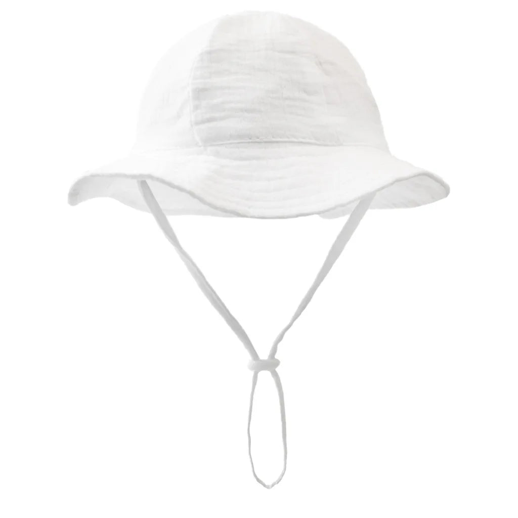 Baby Cotton Bucket Sun Hat - Breathable Fisherman Hat - photo 16