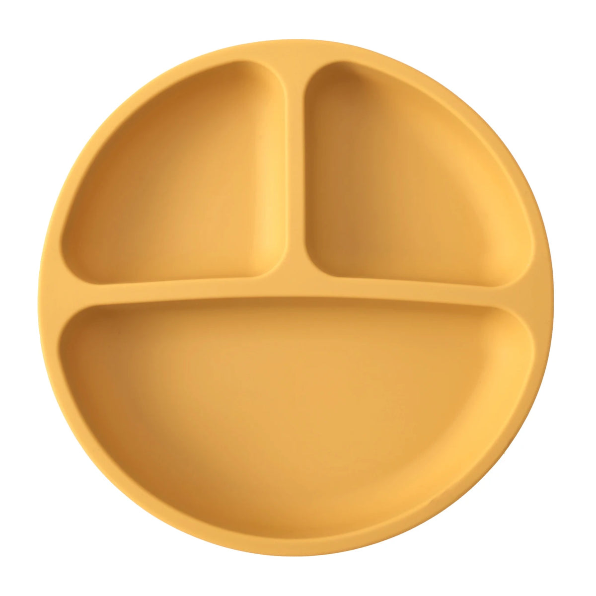 Silicone suction plate BPA-free divided baby dish