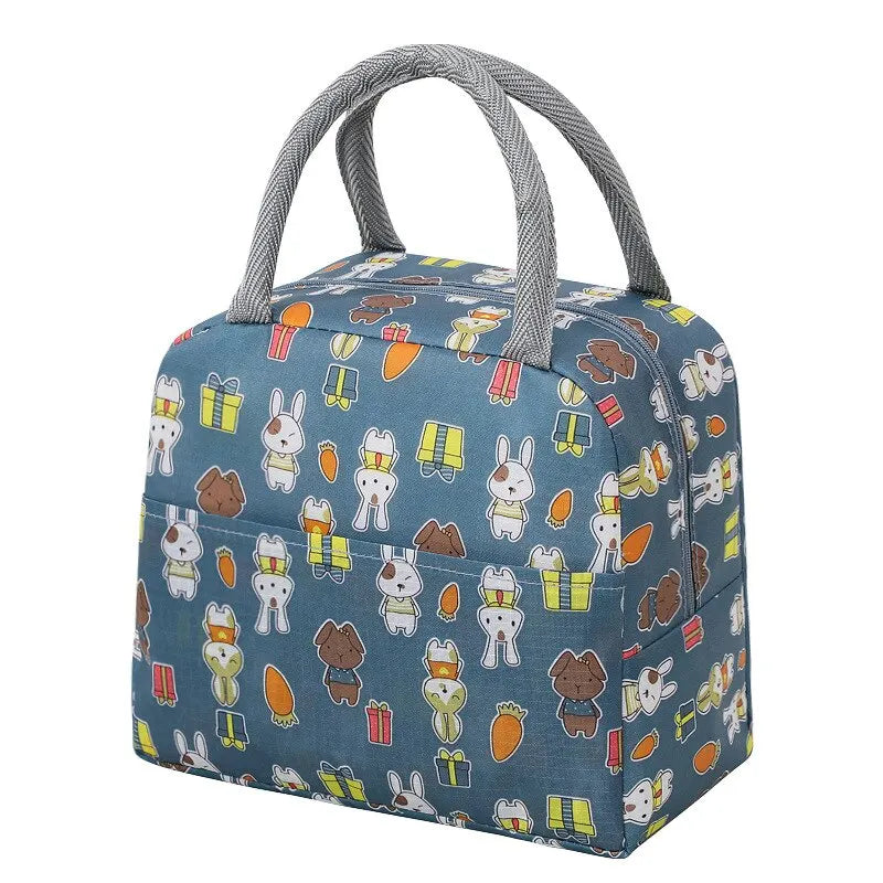 Kids Cartoon Insulated Lunch Bag – Thermal Bento Tote for School & Picnic - photo 12