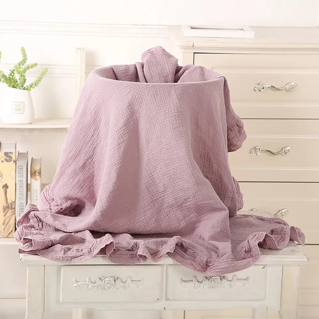 Organic Cotton Muslin Swaddle Blanket - Kindle Kids ABC - view 4