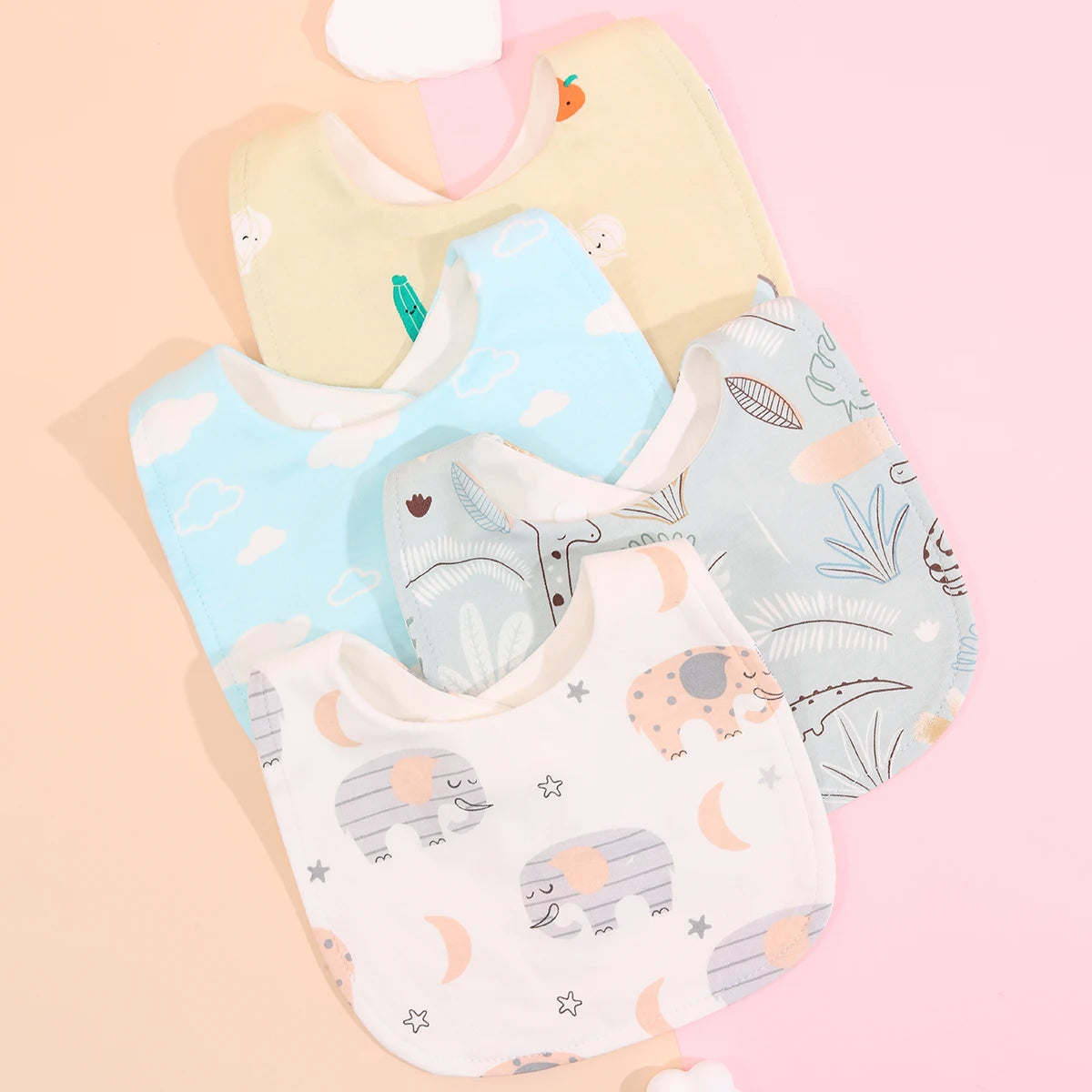 Cotton Adjustable Baby Bib - Kindle Kids ABC - view 23