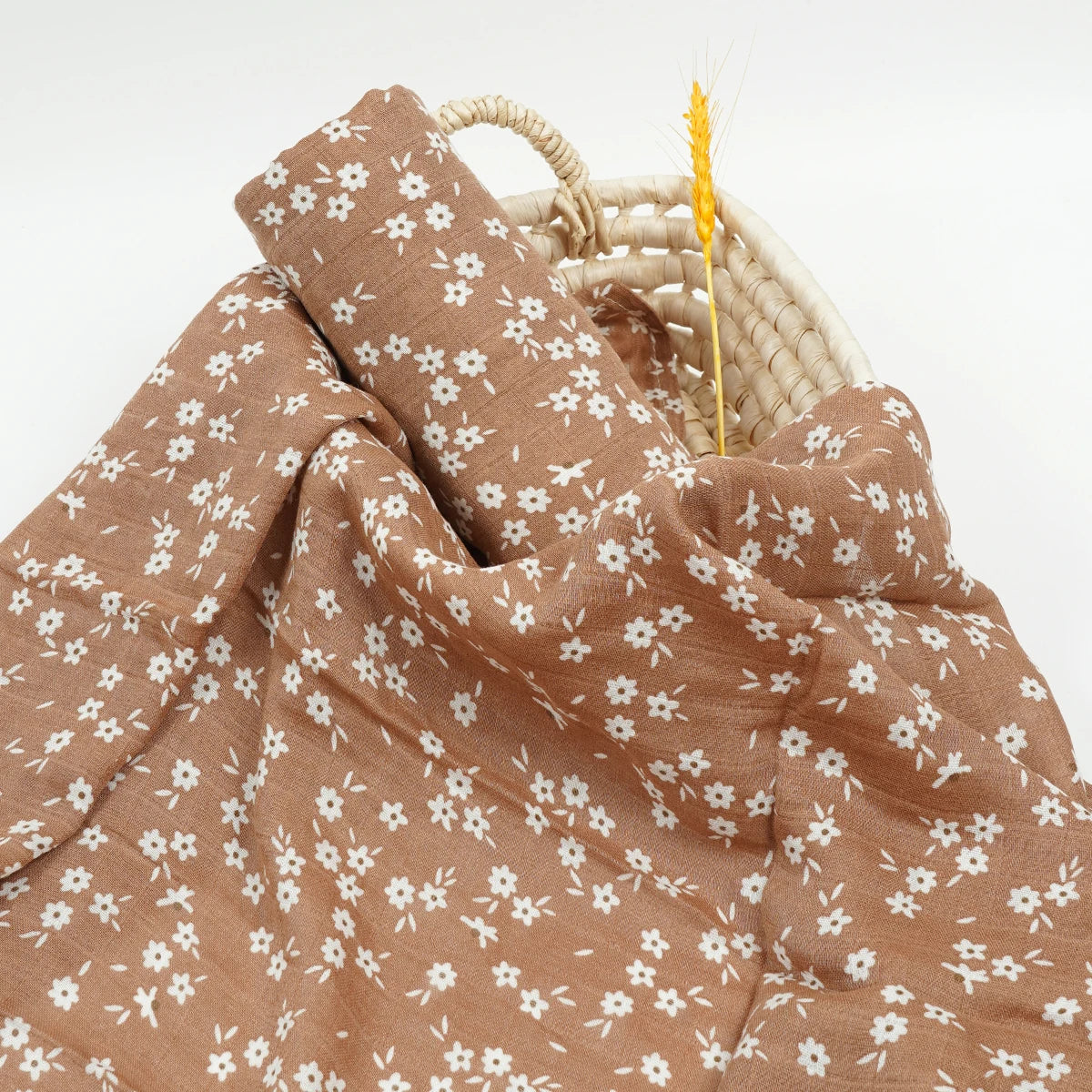 120x110cm 2-Layer Cotton Muslin Baby Swaddle - Kindle Kids ABC - view 10