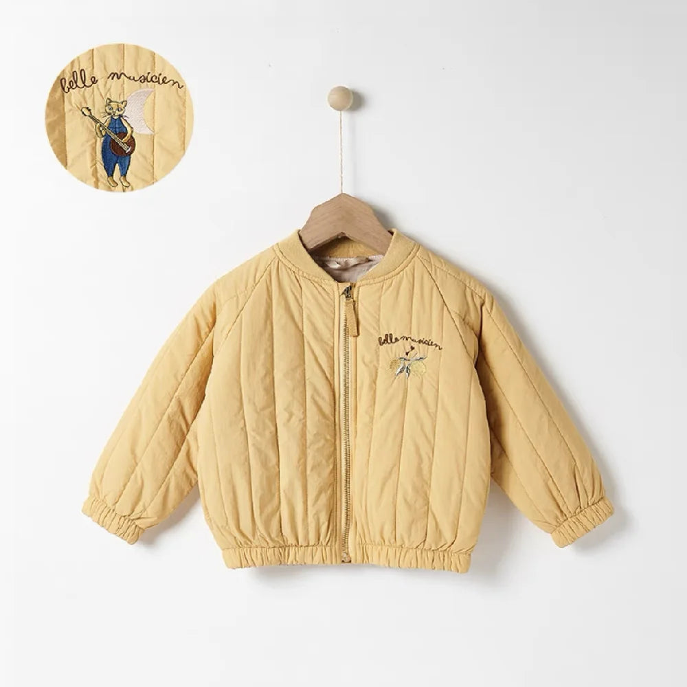 Kids Down-Cotton Padded Jacket — Warm Winter Coat | 6M–7Y