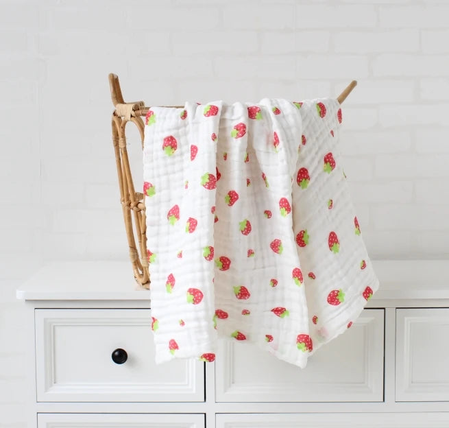 6-Layer Bamboo Cotton Baby Receiving Blanket - Kindle Kids ABC - view 13