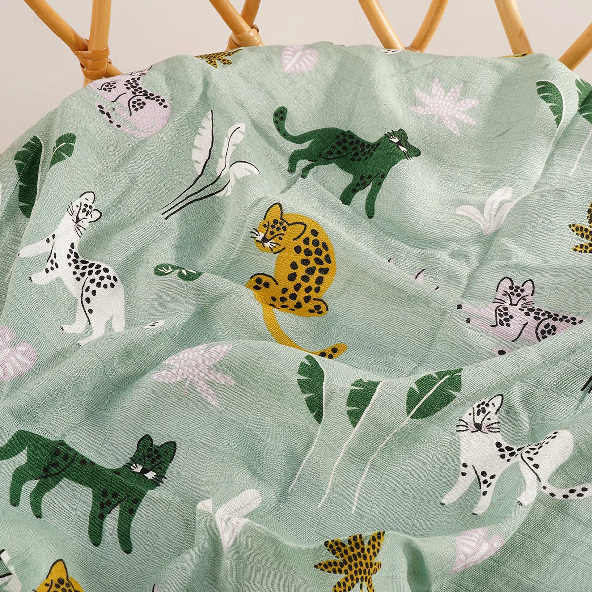 Bamboo Cotton Muslin Baby Swaddle Blanket - Kindle Kids ABC - view 21