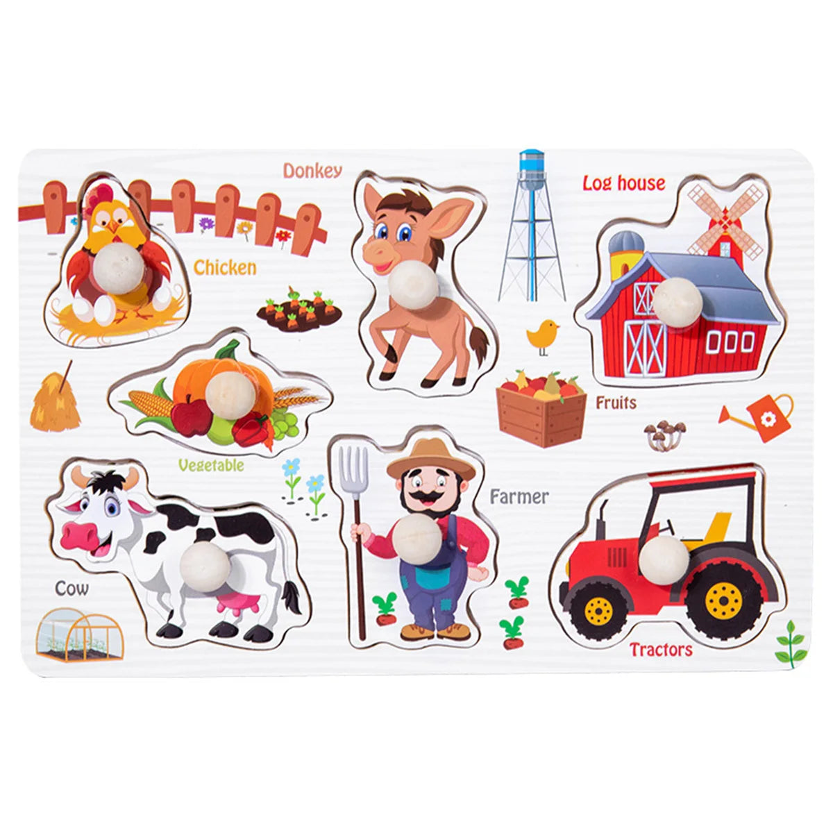 Montessori Wooden Jigsaw Puzzle — Animal & Shape Learning Board | Ages 1–4 - photo 13