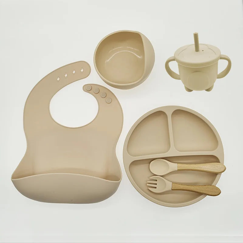 Baby Silicone Tableware Set — 6/8-Piece Weaning Feeding Kit - photo 16