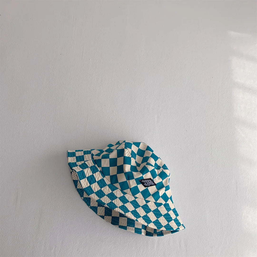Kids Checkerboard Bucket Hat - Soft Cotton Sun Hat - photo 11
