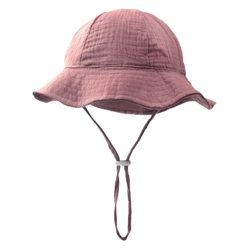 Baby Cotton Bucket Sun Hat - Breathable Fisherman Hat - photo 13