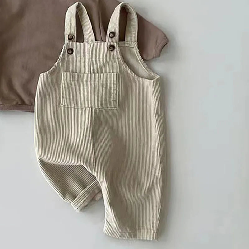 Corduroy Cotton Baby Overalls - Kindle Kids ABC - view 8