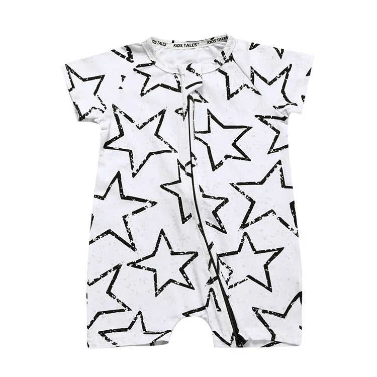 Baby Bamboo Cotton Short-Sleeve Romper - Kindle Kids ABC - view 14