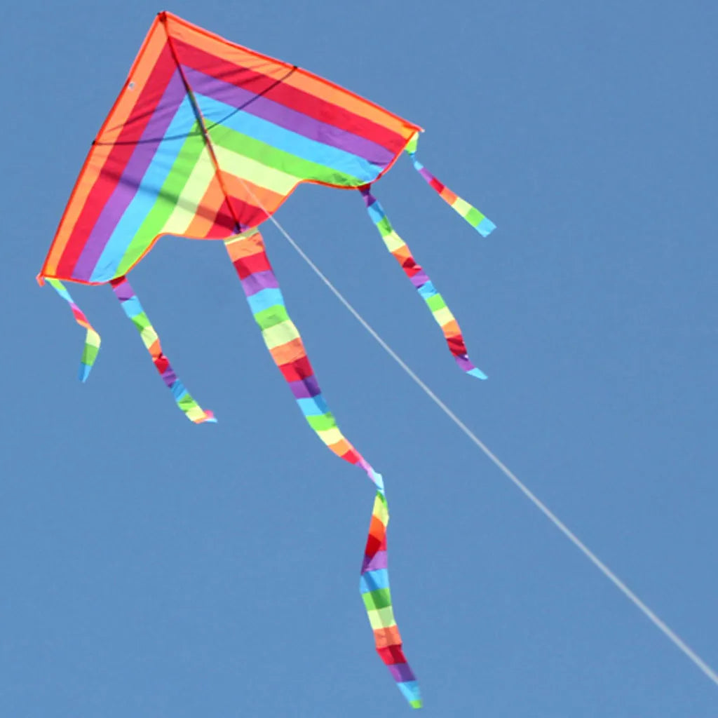 Easy-Fly Rainbow Kite — Outdoor Beach Sport Toy for Kids