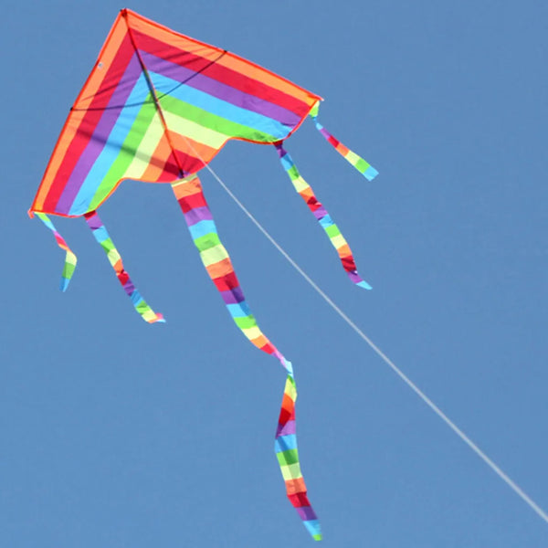 Easy-Fly Rainbow Kite — Outdoor Beach Sport Toy for Kids